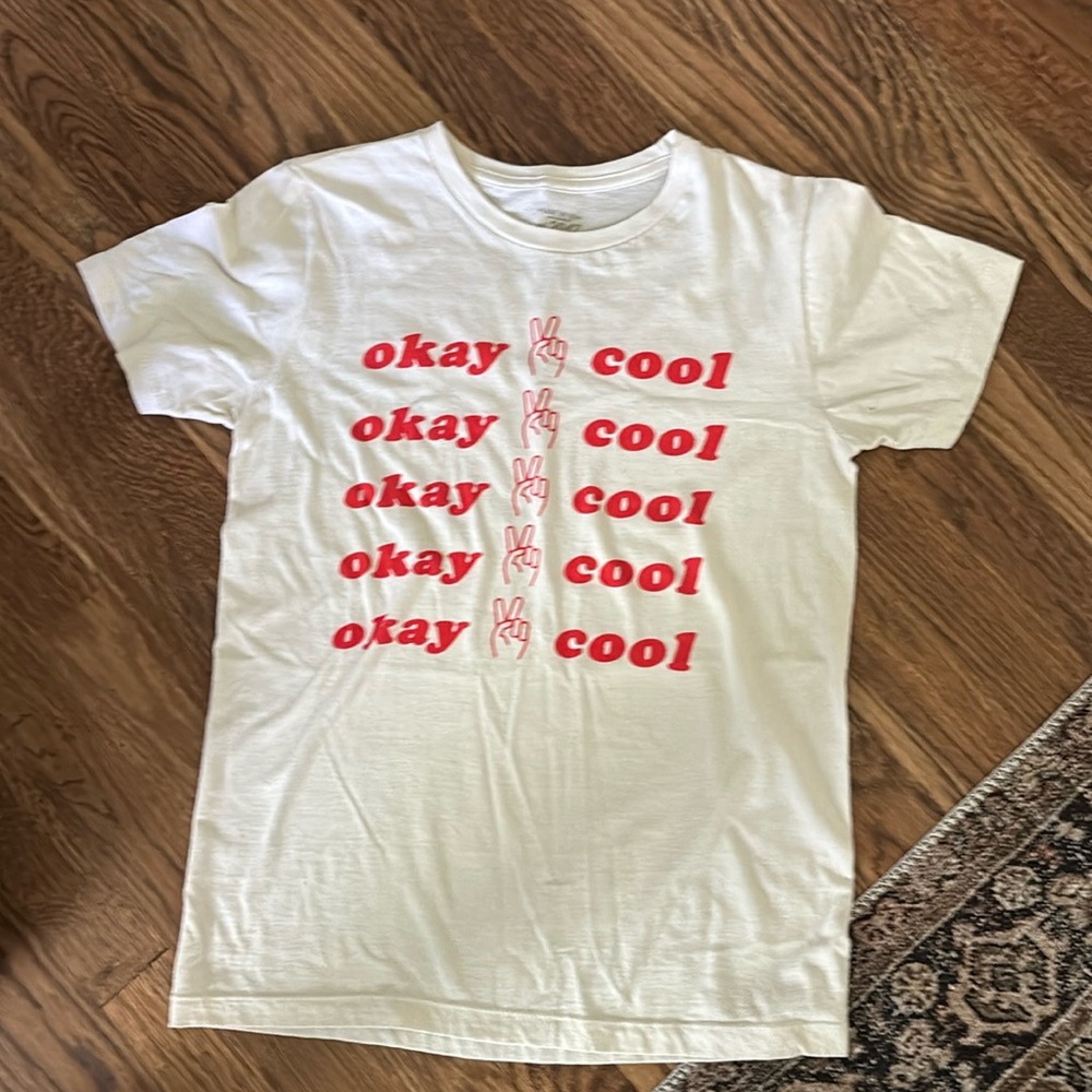 Nellie Taft Okay Cool Graphic Tee - Size XS